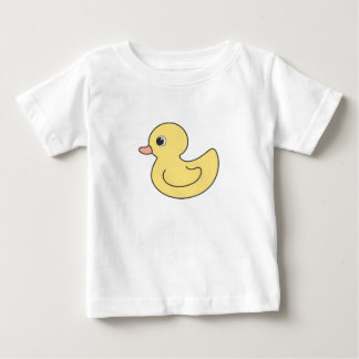 T-shirt Pour Bébé Canard en caoutchouc jaune