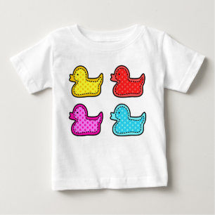T-shirt Pour Bébé Canards colorés mignons