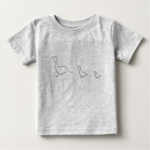 T-shirt Pour Bébé Canards - plante grimpante organique