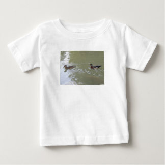 T-shirt Pour Bébé Canards qui nagent