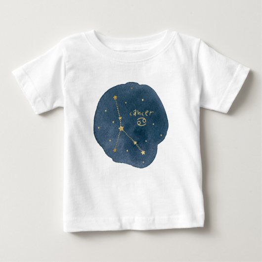 T-shirt Pour Bébé Cancer (Devant)