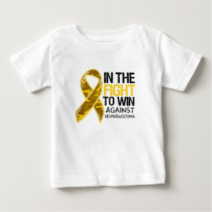 T-shirt Pour Bébé Cancer de neuroblastome - combat à gagner