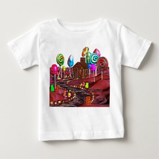 T-shirt Pour Bébé Candyland (Devant)