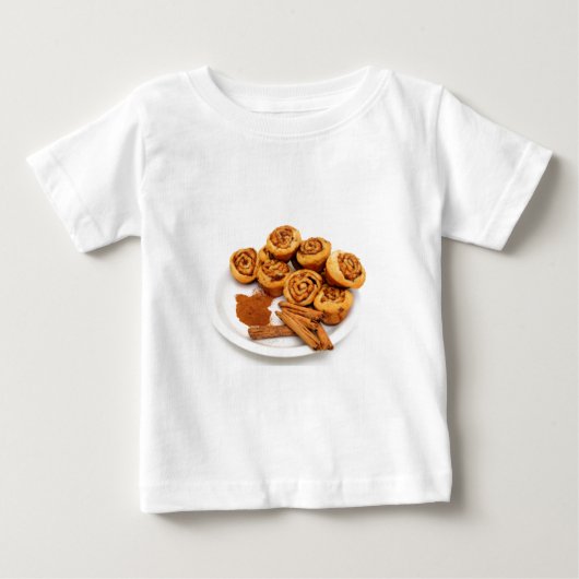 T-shirt Pour Bébé Cannelle Rolls (Devant)