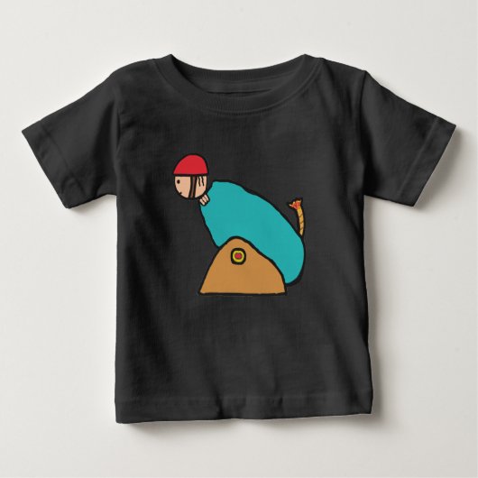 T-shirt Pour Bébé Cannonball humain (Devant)