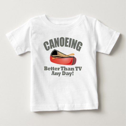 T-shirt Pour Bébé Canoë (Devant)