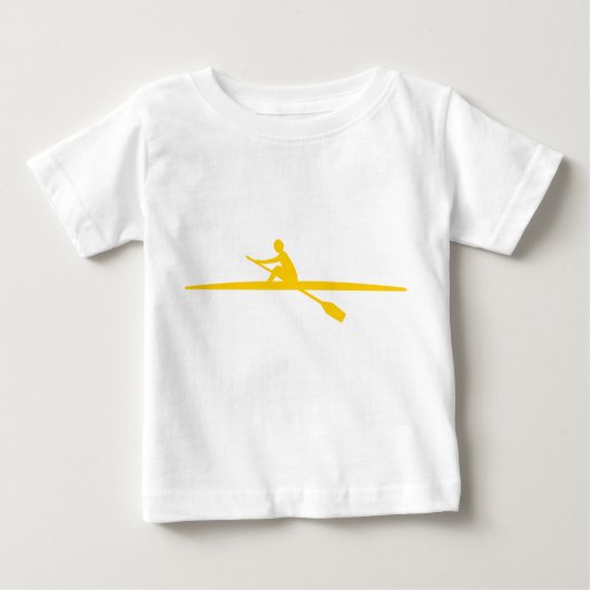 T-shirt Pour Bébé Canoë - Ambre (Devant)