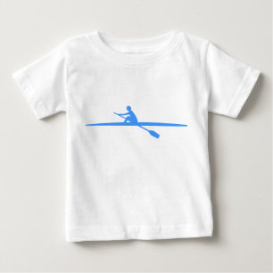 T-shirt Pour Bébé Canoë - Bleu Bébé