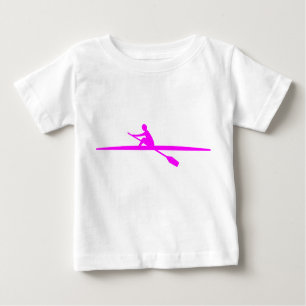T-shirt Pour Bébé Canoë - Magenta