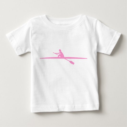 T-shirt Pour Bébé Canoë - Rose (Devant)