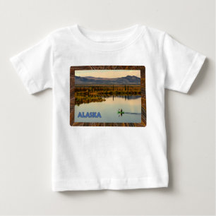 T-shirt Pour Bébé Canot Alaska