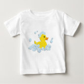 T-shirt Pour Bébé Caoutchouc en caoutchouc en bulles (Devant)