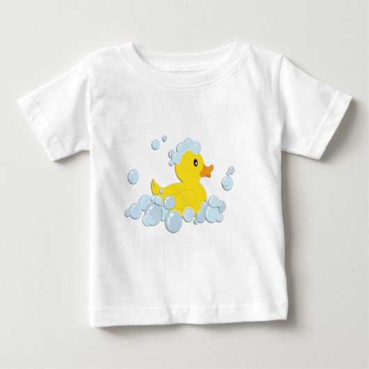 T-shirt Pour Bébé Caoutchouc en caoutchouc en bulles (Devant)