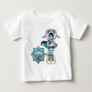 T-shirt Pour Bébé Capitaine 1 d'équipe de Mountatin de terreur