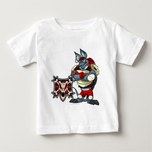 T-shirt Pour Bébé Capitaine 1 d'équipe d'île de Krawk (Devant)