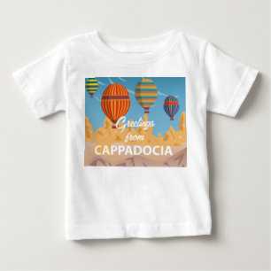 T-shirt Pour Bébé Cappadocia Turquie Travel Chemise de vacances