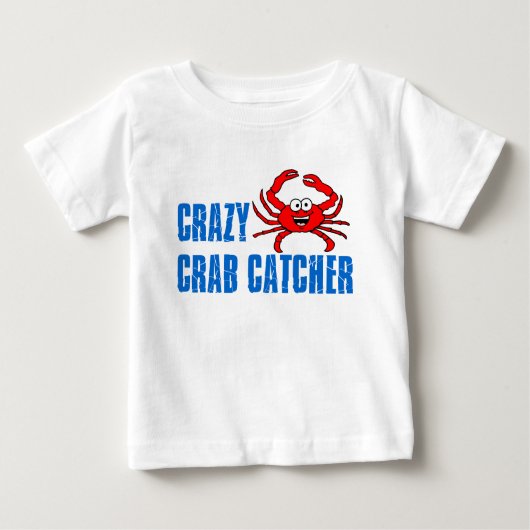 T-shirt Pour Bébé Capteur de crabe fou (Devant)