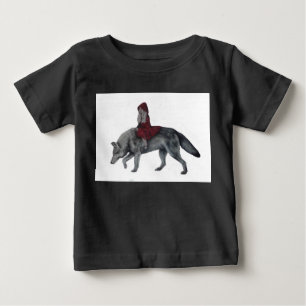 T-shirt Pour Bébé Capuchon rouge