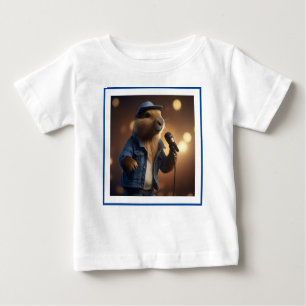 T-shirt Pour Bébé "Capybara Cowboy : Serenading the Wild West"