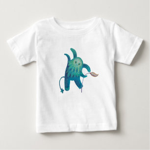 T-shirt Pour Bébé caractère de ressort mignon