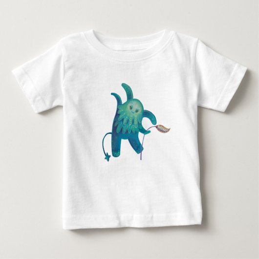 T-shirt Pour Bébé caractère de ressort mignon (Devant)