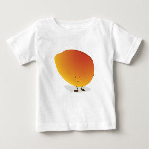 T-shirt Pour Bébé Caractère de sourire de mangue