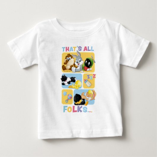 T-shirt Pour Bébé Caractères Bébé LOONEY TUNES™ | C'est tous les gen (Devant)