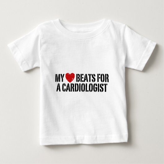 T-shirt Pour Bébé Cardiologue (Devant)