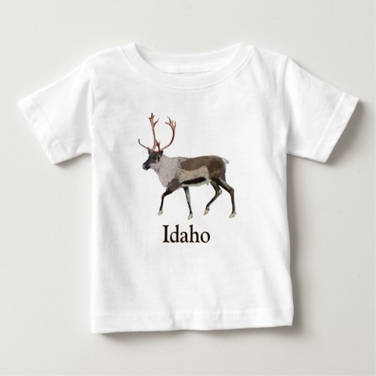 T-shirt Pour Bébé Caribou des bois (Devant)