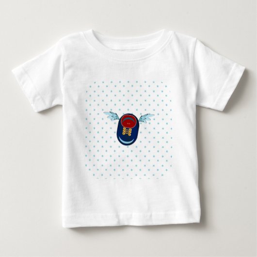 T-shirt Pour Bébé Caricature à chaussure mignonne (Devant)