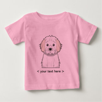T-shirt Pour Bébé Caricature Cavachon personnalisée