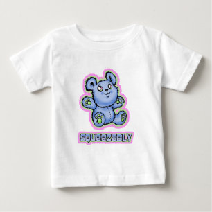 T-shirt Pour Bébé Caricature de l'ours en peluche Squeeze Me