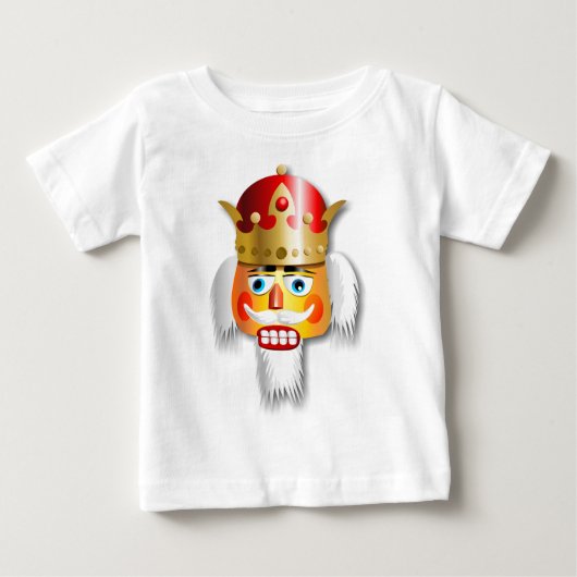 T-shirt Pour Bébé Caricature King Nutty Nutcracker (Devant)