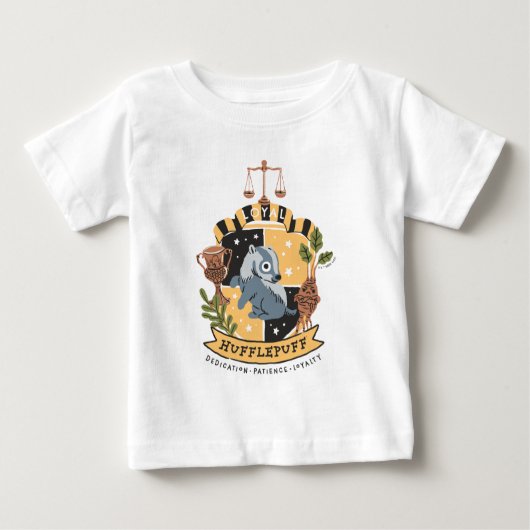 T-shirt Pour Bébé Caricature Loyal Hufflepuff (Devant)