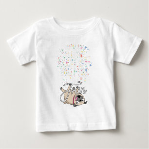 T-shirt Pour Bébé Carlin adorable et idiot