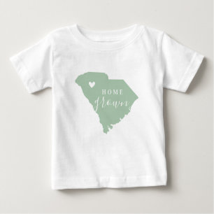 T-shirt Pour Bébé Caroline du Sud - Maison cultivée   Etat des coule