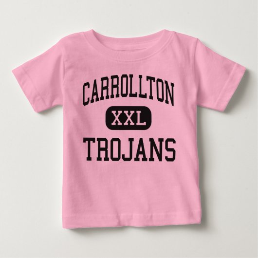 T-shirt Pour Bébé Carrollton - Trojans - Junior - Carrollton Georgia (Devant)