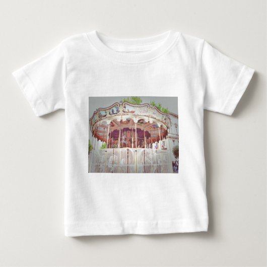 T-shirt Pour Bébé Carrousel français (Devant)