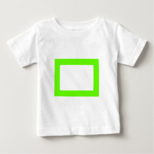 T-shirt Pour Bébé Carte 7x5 avec des consoles rondes intérieures Tra