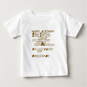 T-shirt Pour Bébé Carte d'anniversaire pour un ami chrétien