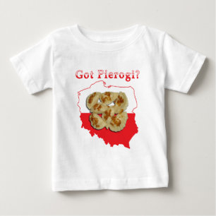 T-shirt Pour Bébé Carte polonaise Pierogi