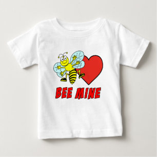 T-shirt Pour Bébé Carton de Saint-Valentin de Bee Mine