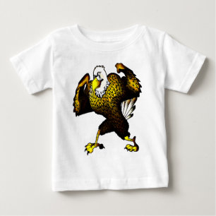 T-shirt Pour Bébé Cartoon Combattre l'aigle