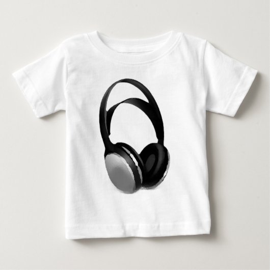 T-shirt Pour Bébé Casque Pop Art (Devant)