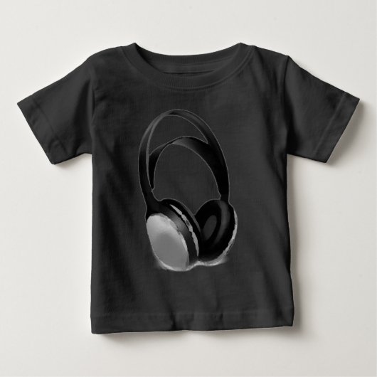 T-shirt Pour Bébé Casque Pop Art (Devant)