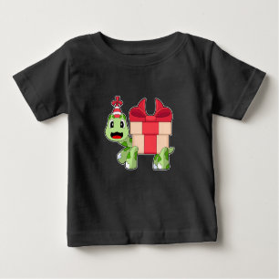 T-shirt Pour Bébé Casquette de la fête d'anniversaire de la tortue