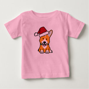 T-shirt Pour Bébé Casquette de Père Noël de Noël de Gallois de