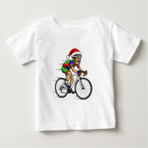 T-shirt Pour Bébé Casse-Noisette Cycliste Noël Bicyclette Noël Sport