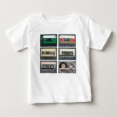 T-shirt Pour Bébé Cassette (Devant)