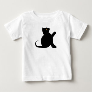T-shirt Pour Bébé Cat dit bonjour